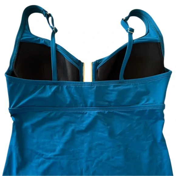 Tommy Bahama Pearl U-Front Tankini Top - Picture 8 of 10